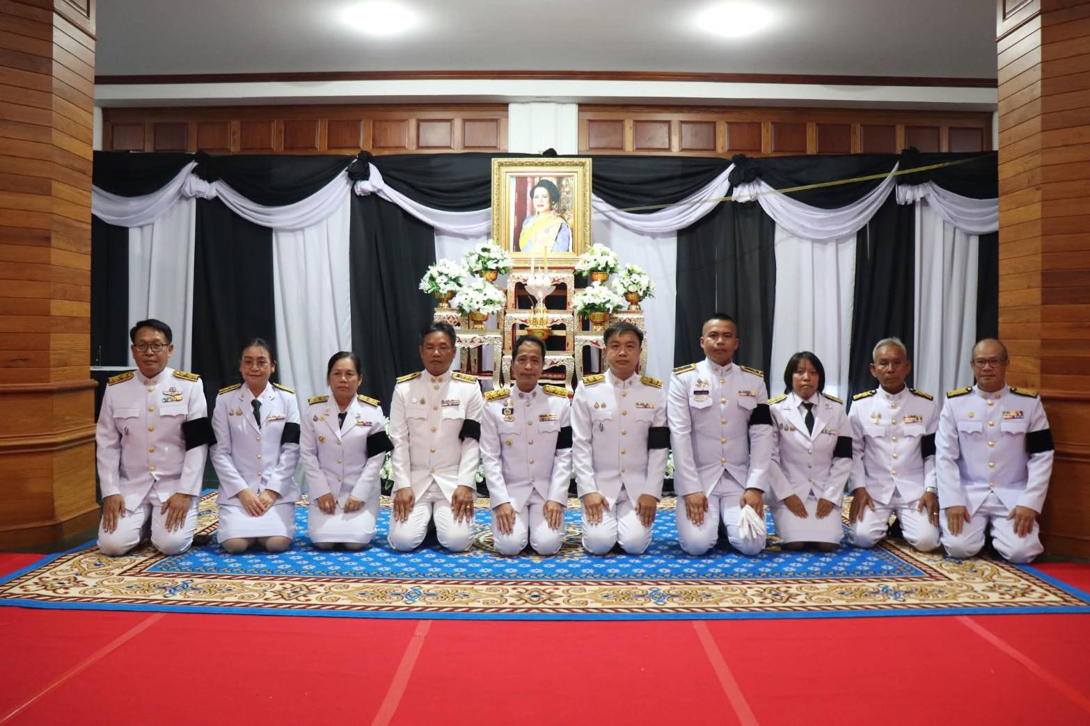 พช.โพนนาแก้ว : ร่วมพิธีบำเพ็ญกุศลครบ ๗ วัน (สัตตมวาร) สมเด็จพระนางเจ้าสิริกิติ์ พระบรมราชชนนีพันปีหลวง